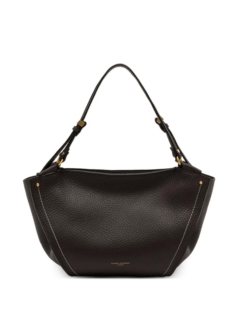 GIANNI CHIARINI Bloom leather shoulder bag Zwart