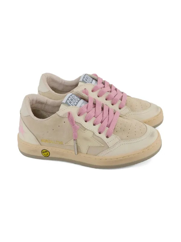 Golden Goose Kids Ball Star lace-up Sneakers | Neutrals | FARFETCH ZA