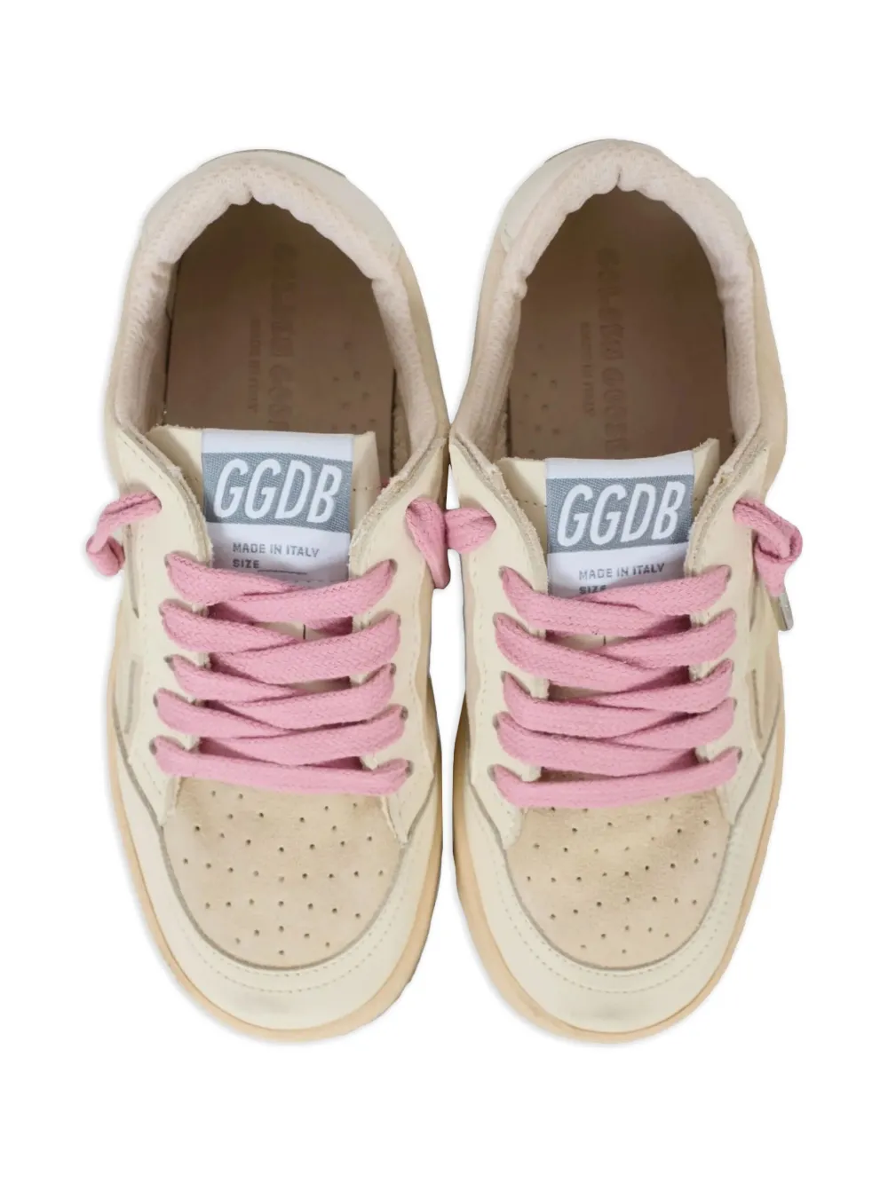 Golden Goose Kids Ball Star sneakers Beige