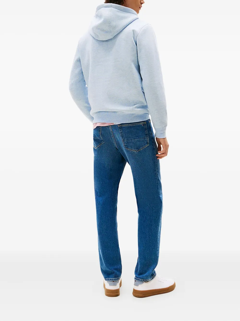 Tommy Hilfiger Hoodie met geborduurd logo Blauw