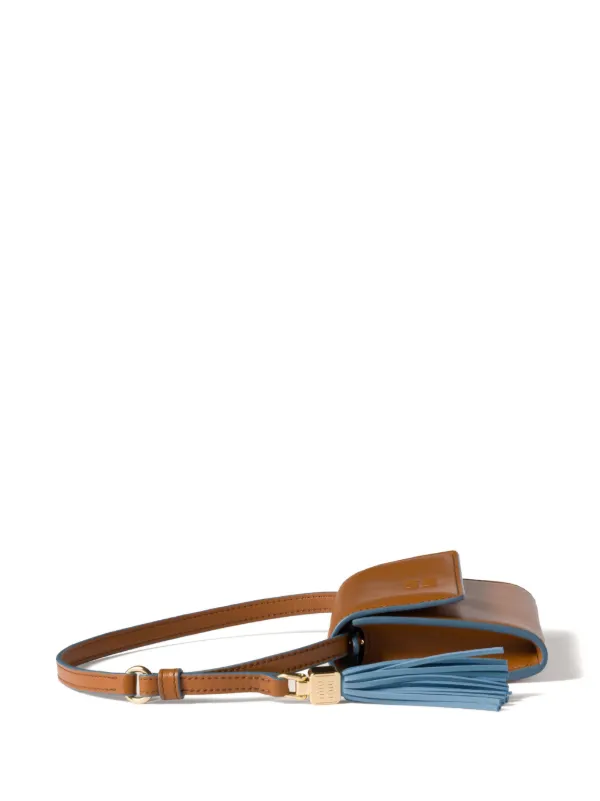 小物 Archive miu miu leather wallet Braun Miu Miu Wallet: Exquisite Leather Design