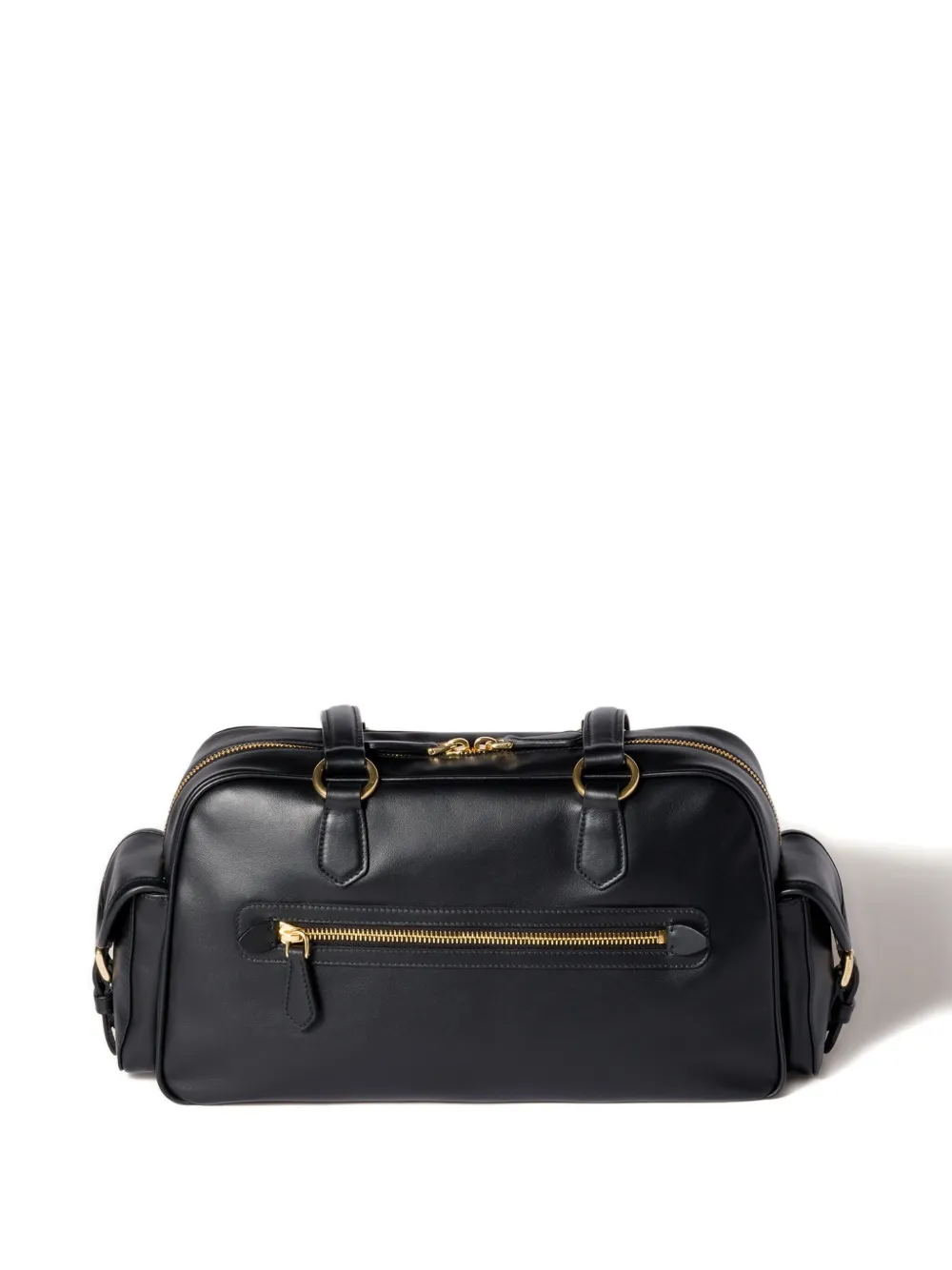 Miu Pocket tas met logo-reliëf Zwart