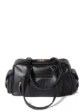 Miu Miu Pocket embossed-logo bag - Black