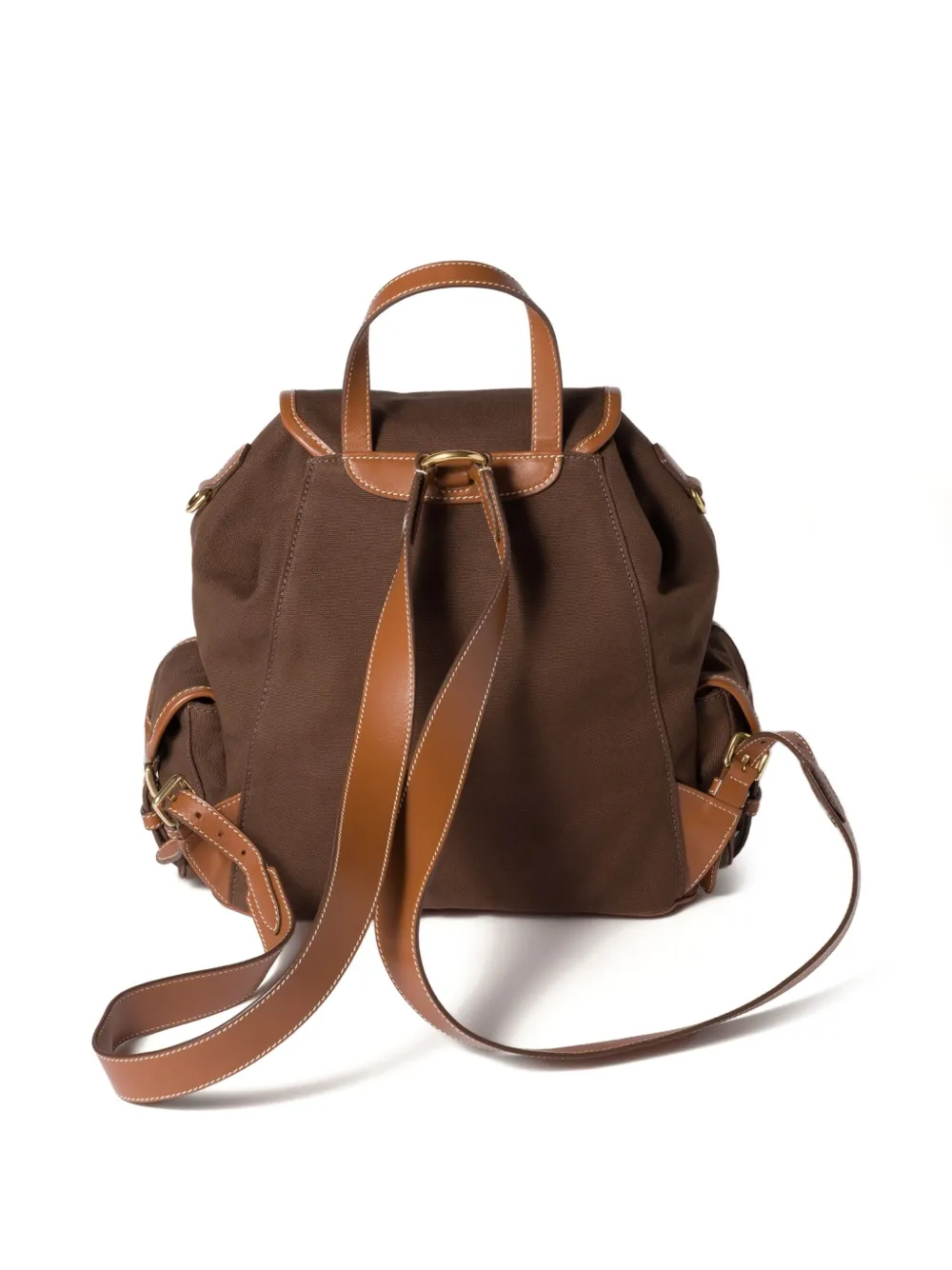 Miu Rugzak met leren afwerking Bruin