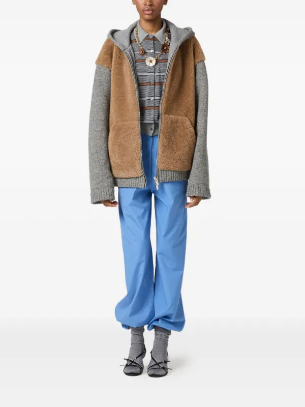 miu miu ストライプニットカーディガン miu miu ストライプニットカーディガン