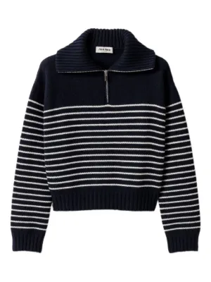 Tシャツ・カットソー MiuMiu Midnight blue cashmere sweater 27481979_57327800_1000.jpg