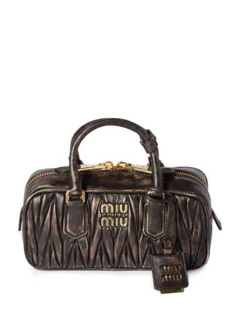 Miu Miu Arcadie matelassé leather tote bag