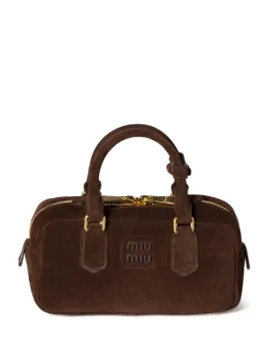 Miu Miu Arcadie Tote Bag | Brown | FARFETCH