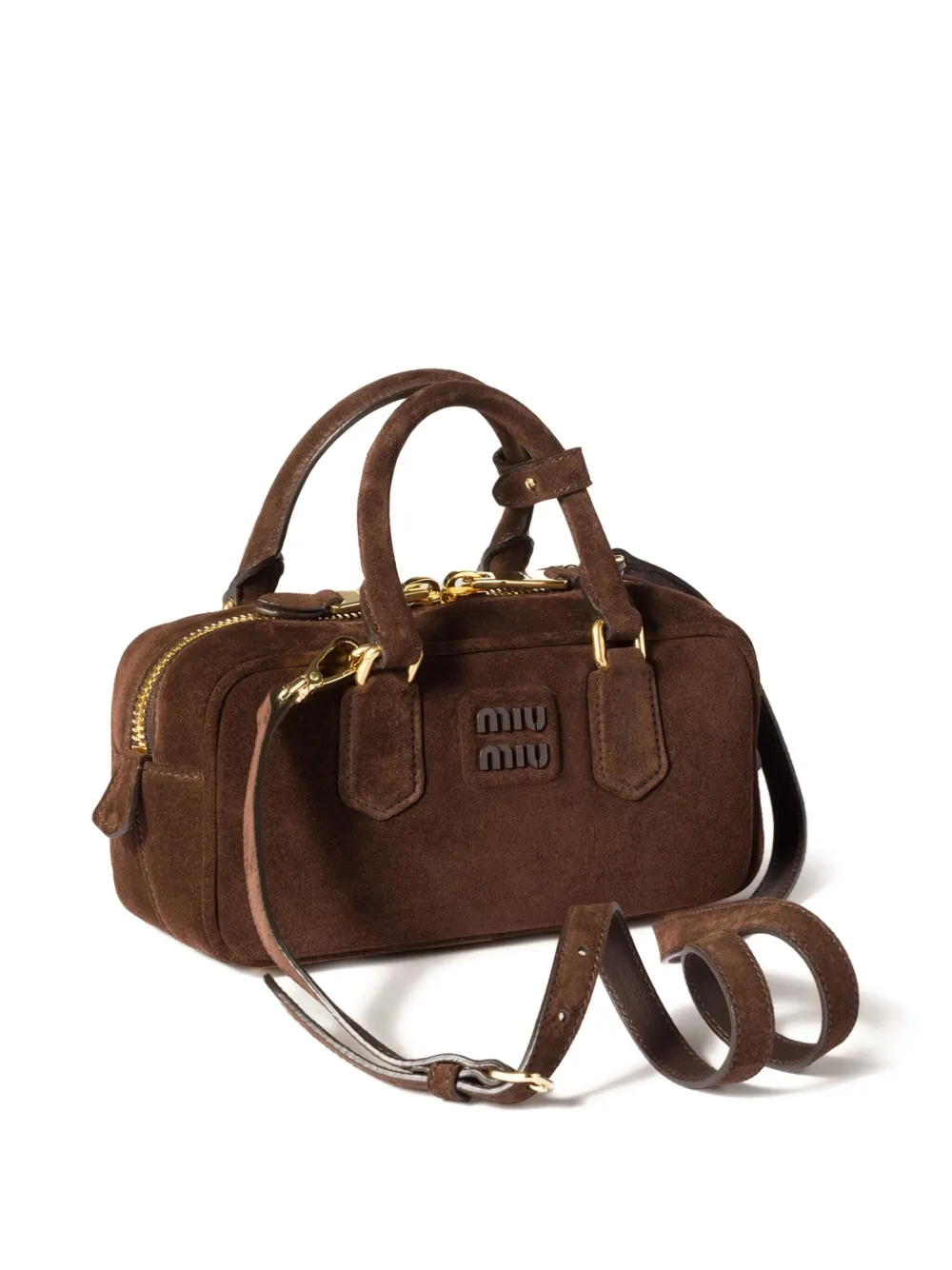 Miu Miu Arcadie gewatteerde shopper - Bruin