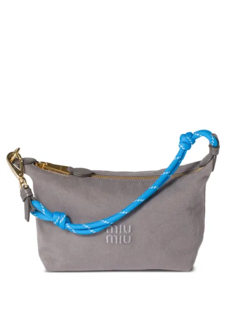 Miu Miu Gabardine rope-handle mini bag