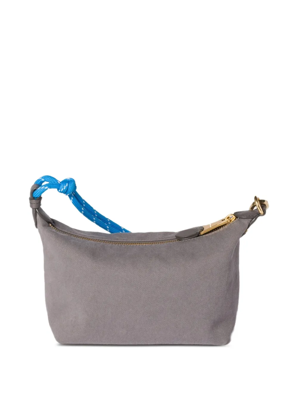 Miu Miu Gabardine mini-tas met touw handgreep - Grijs