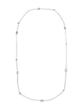 CHANEL Pre-Owned 1997 logo-plaque chain necklace - Silver