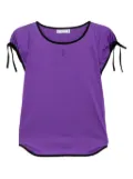 Saint Laurent Pre-Owned 1990-2000s short-sleeve top - Purple