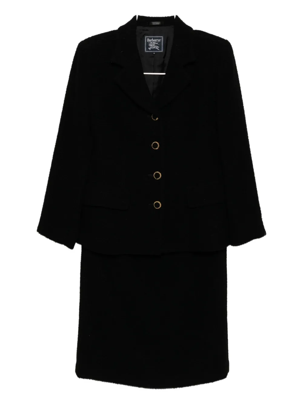 Burberry Pre-Owned Tailleur con gonna 1990-2000 - Nero