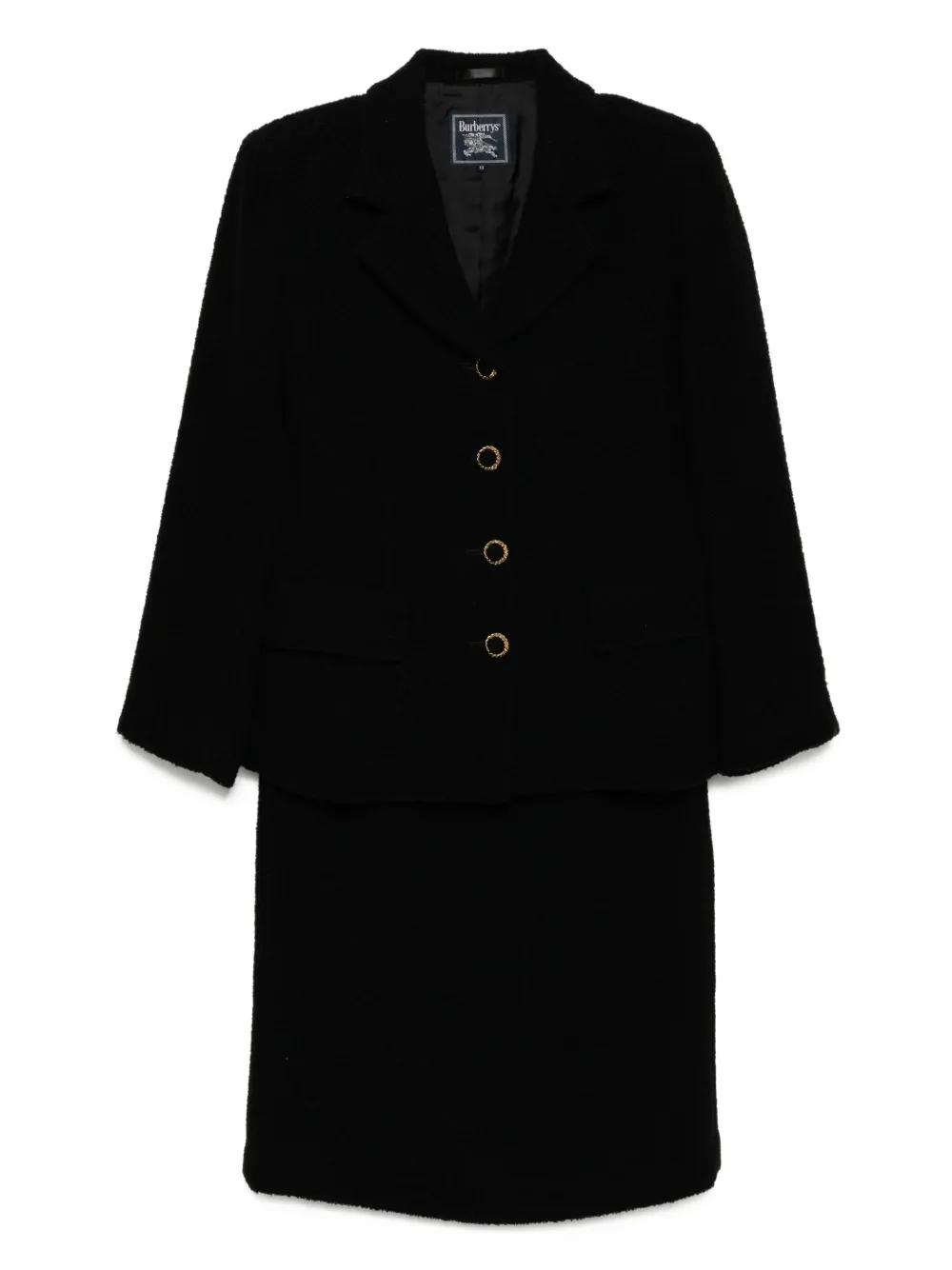 Burberry Pre-Owned 1990-2000s setup suit jacket skirt | Black | Image 1
