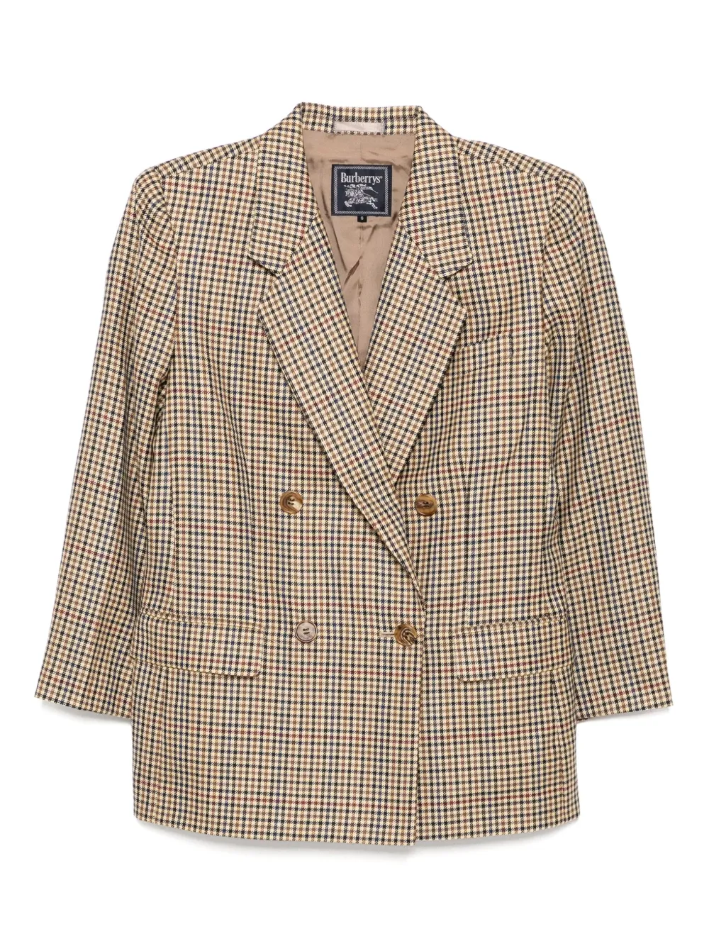 Burberry Pre-Owned 1990-2000s ダブルジャケット - ブラウン Burberry Pre-Owned 1990-2000s ダブルジャケット - ブラウン
