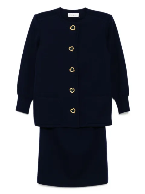 Saint Laurent Pre-Owned 1990-2000s setup suit jacket skirt