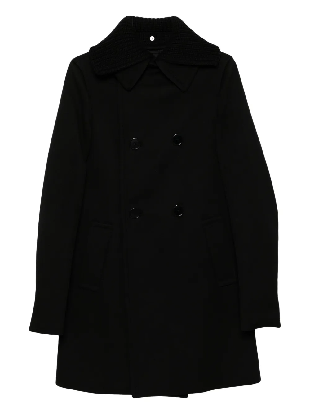 Prada Pre-Owned 2010 double -breasted coat | Black | Image 1