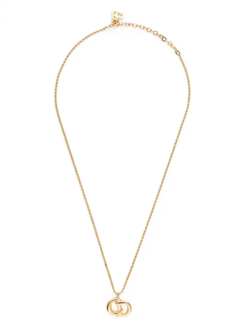 Christian Dior Pre-Owned 1980-1990 CD pendant necklace