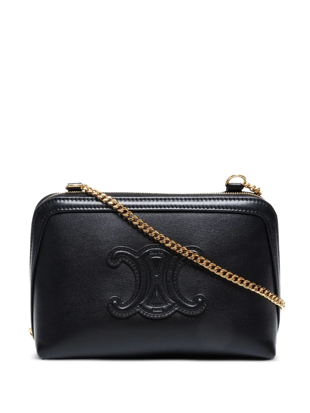 Céline Pre-Owned 2020 Triomphe shoulder bag - ブラック Céline Pre-Owned 2020 Triomphe shoulder bag - ブラック