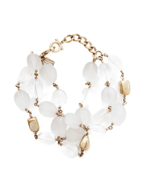 Ferragamo Pre-Owned 1970-1980s stone-detailing bracelet