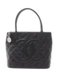 CHANEL Pre-Owned 2000-2002 Caviar Medallion tote bag - Black
