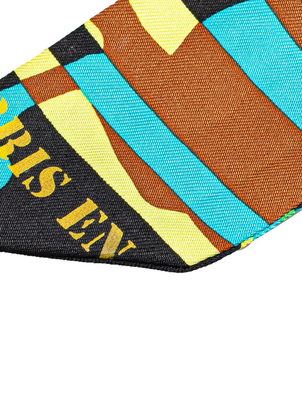 Hermès Pre-Owned 2000-2025 Ex Libris En Camouflage Silk Twilly Scarf scarves | Image 2