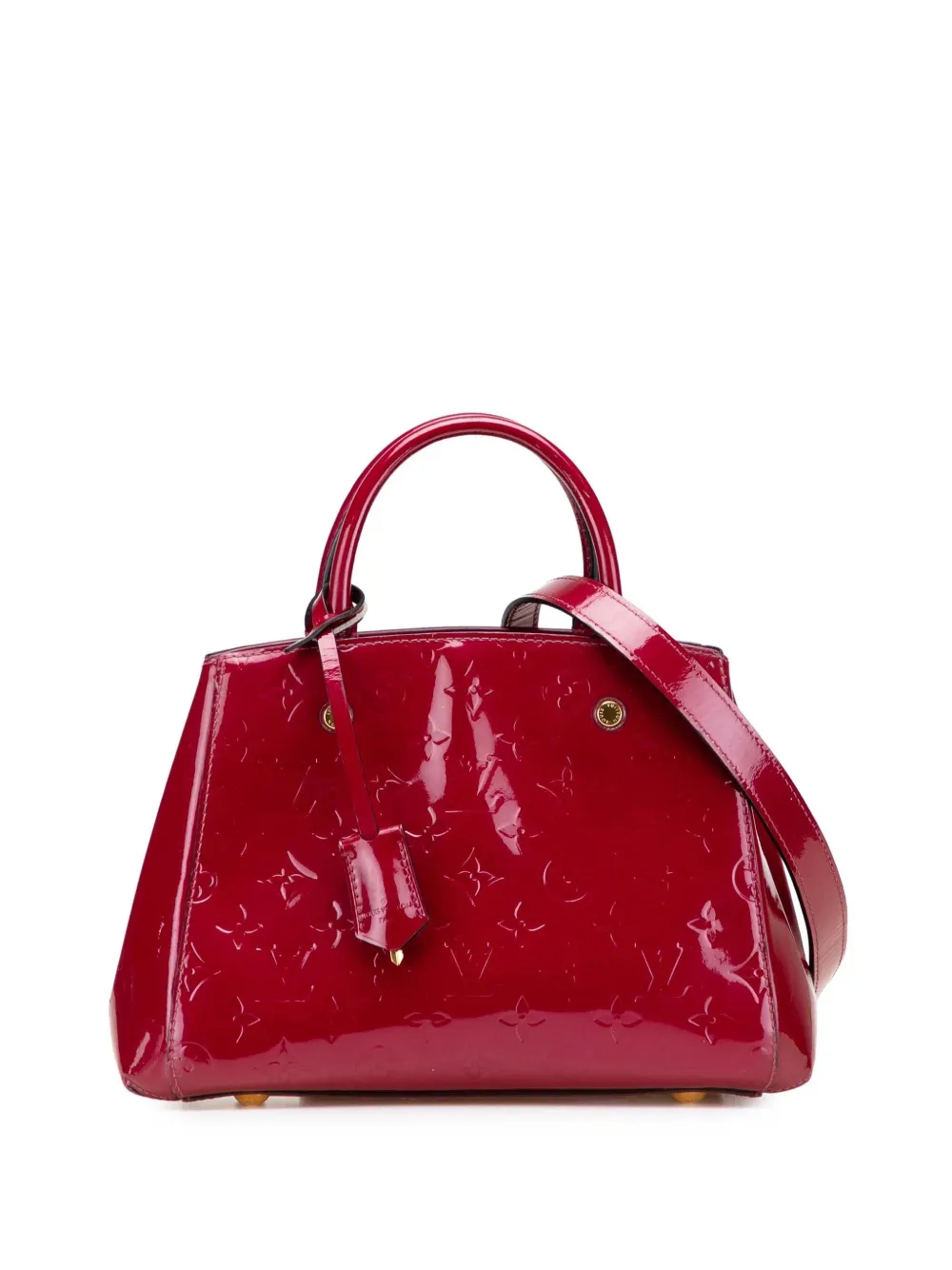 Louis Vuitton Pre-Owned 2015 Monogram Vernis Montaigne BB satchel - Louis Vuitton Pre-Owned 2015 Monogram Vernis Montaigne BB satchel -