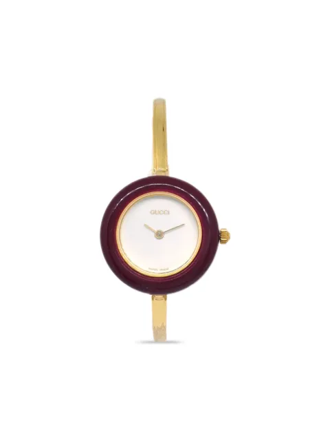 Gucci Pre-Owned 1990-2000s change-bezel Chameleon 25mm