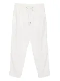 James Perse drawstring tapered trousers - White