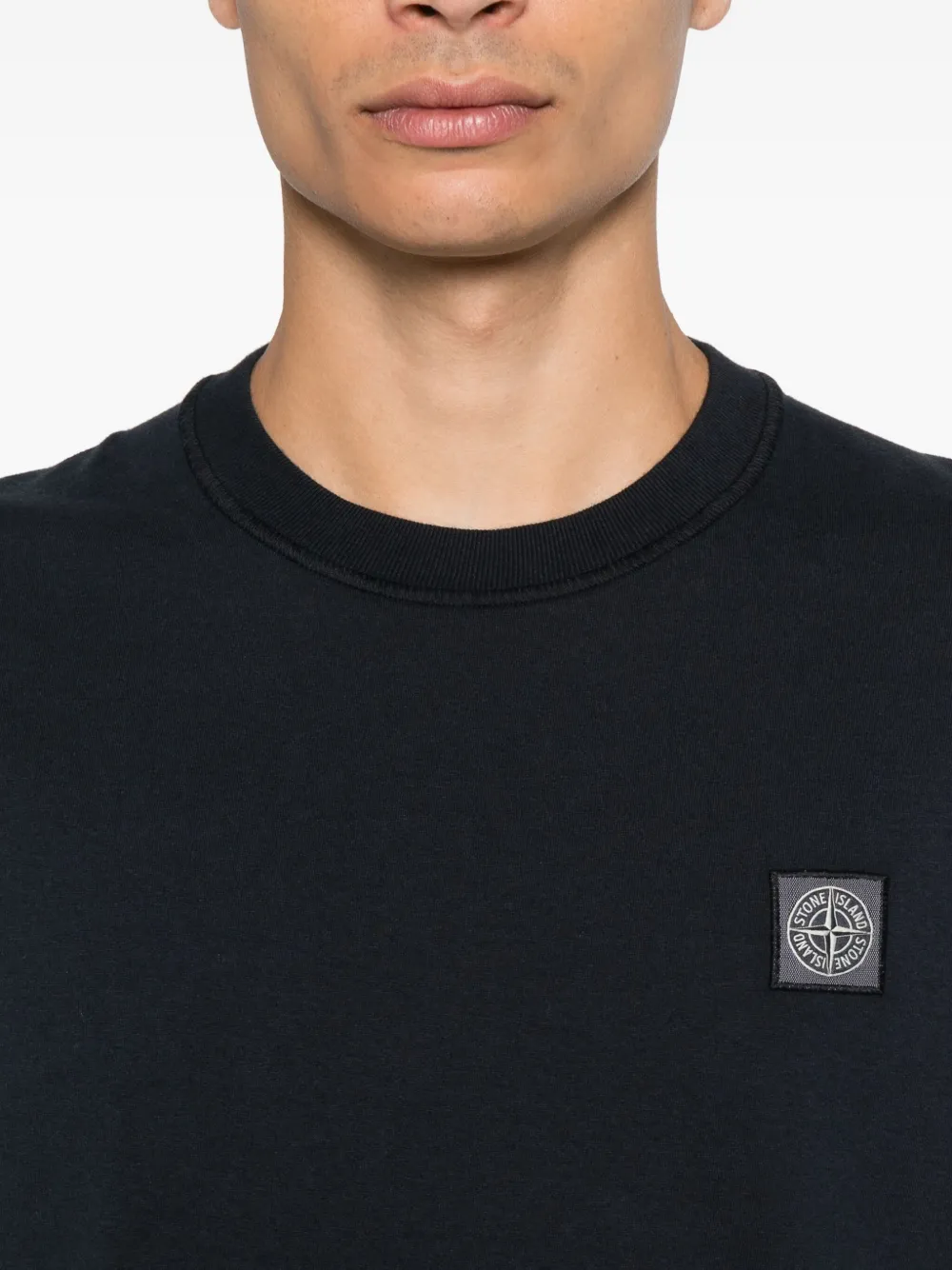 Stone Island T-shirt met print Blauw