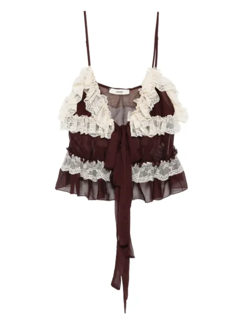 SIEDRES Rona ruffle lace top