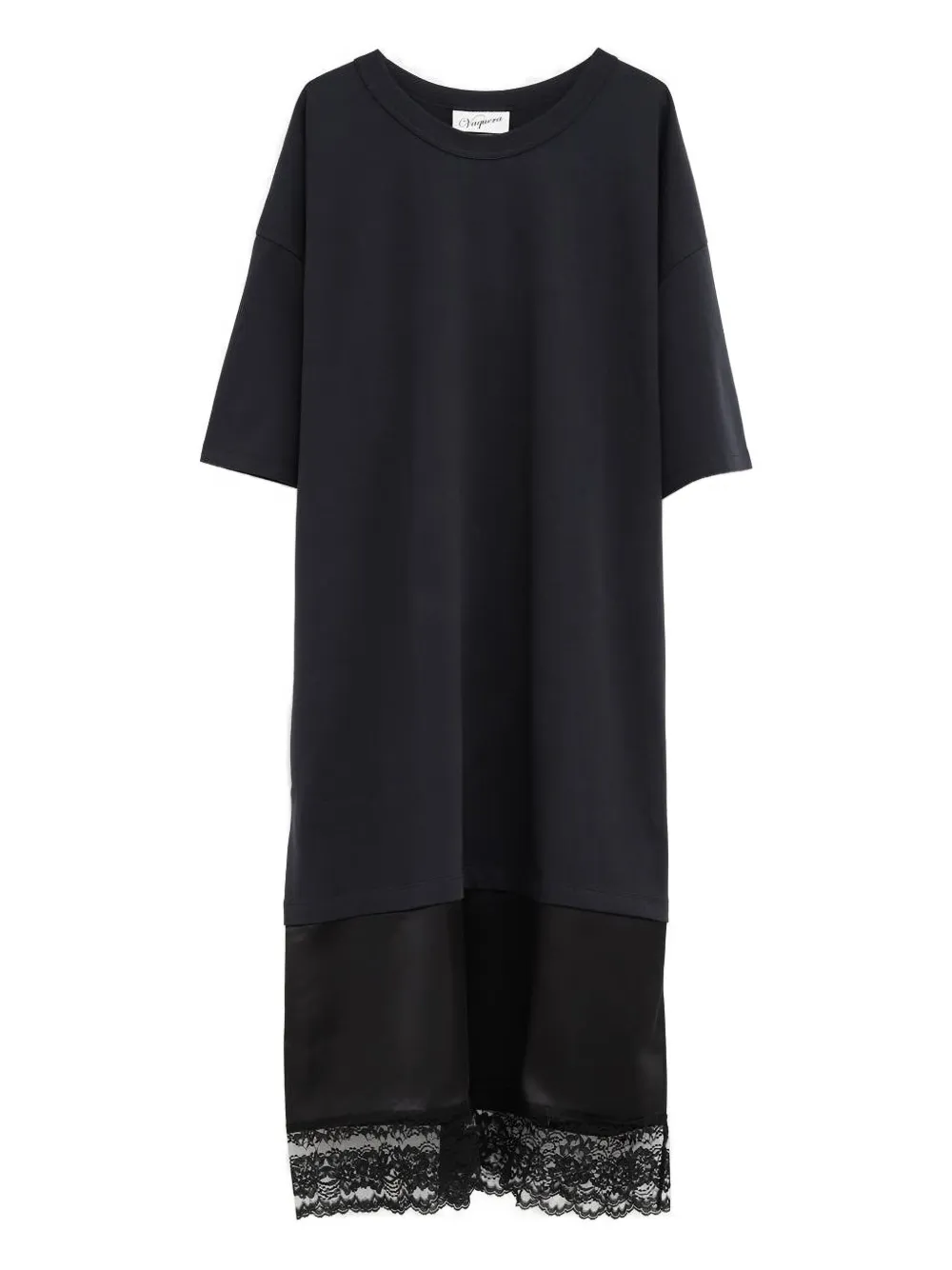 Vaquera lace-trim midi dress | Black | Image 1