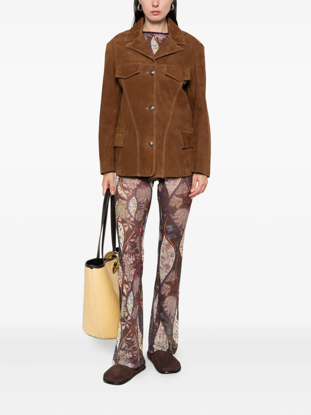 SIEDRES button-up flap-pockets jacket | Leather Jackets | Image 2
