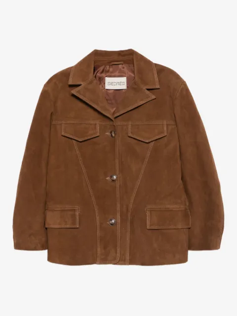 SIEDRES button-up flap-pockets jacket