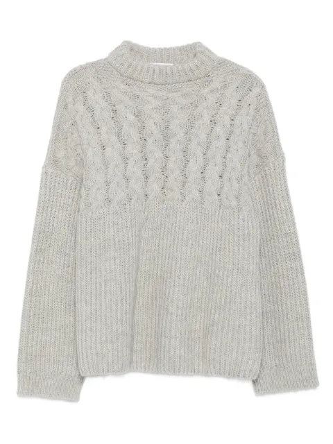 Cecilie Bahnsen cable-knit crew-neck sweater
