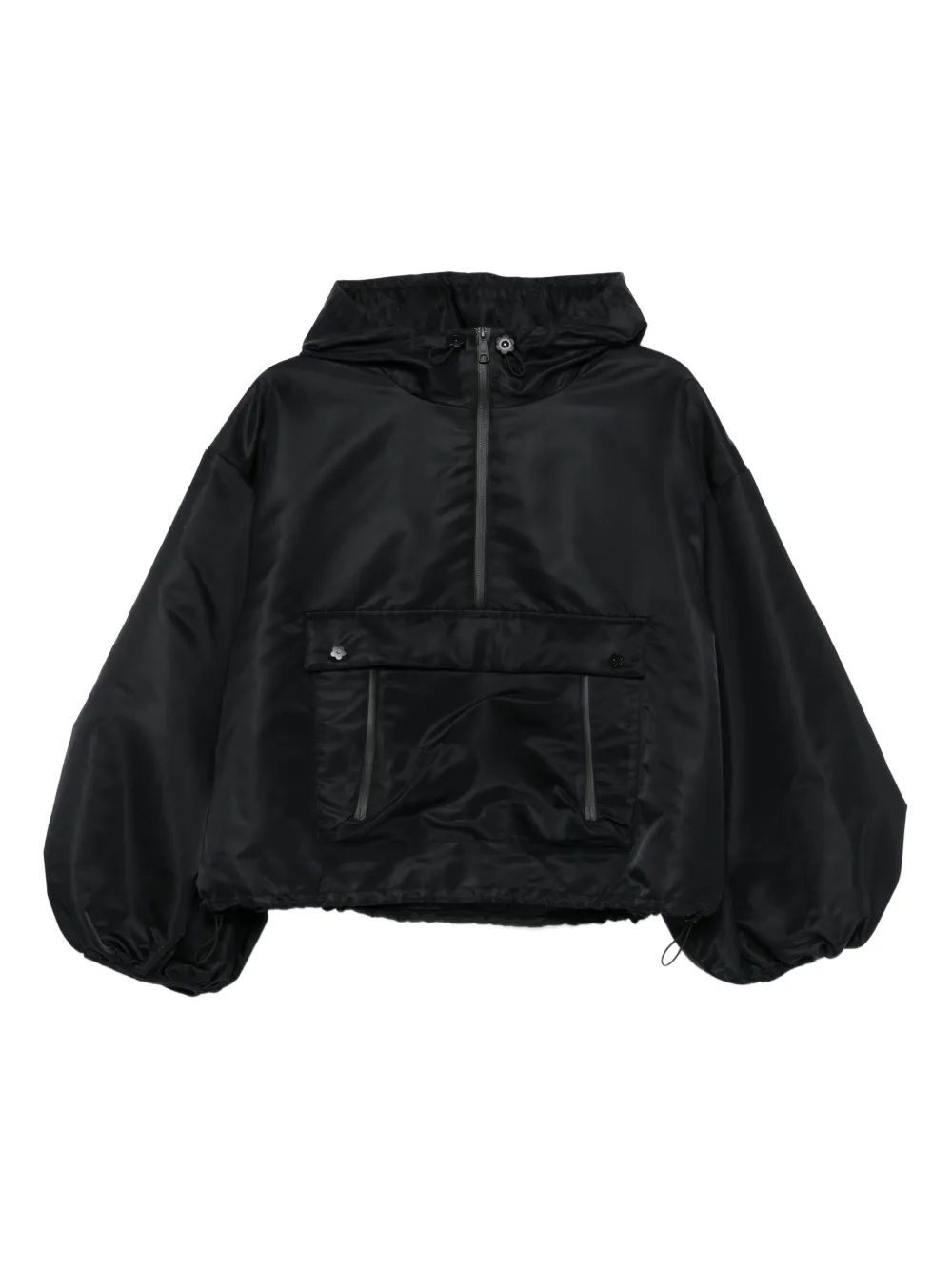 Cecilie Bahnsen Oversized jack met capuchon Zwart
