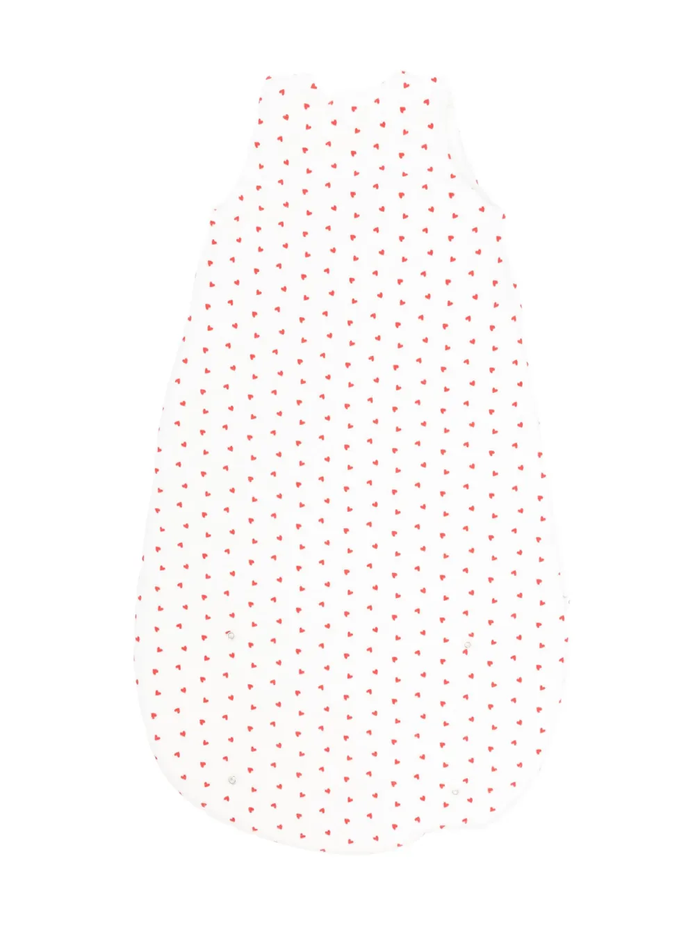 Petit Bateau heart-print sleeping bag - Bianco