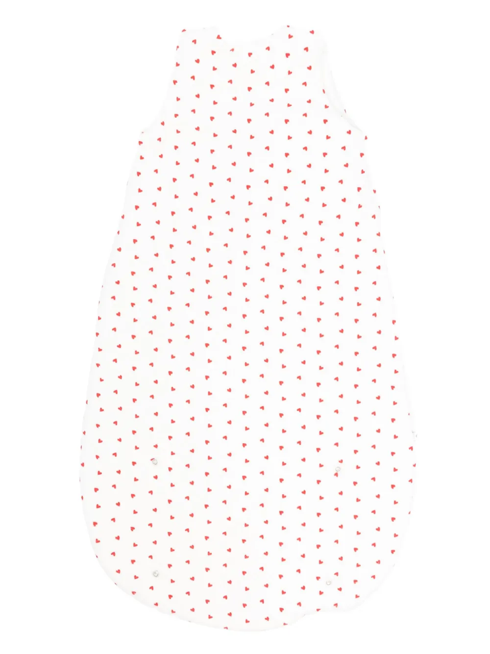 Petit Bateau heart-print sleeping bag Wit