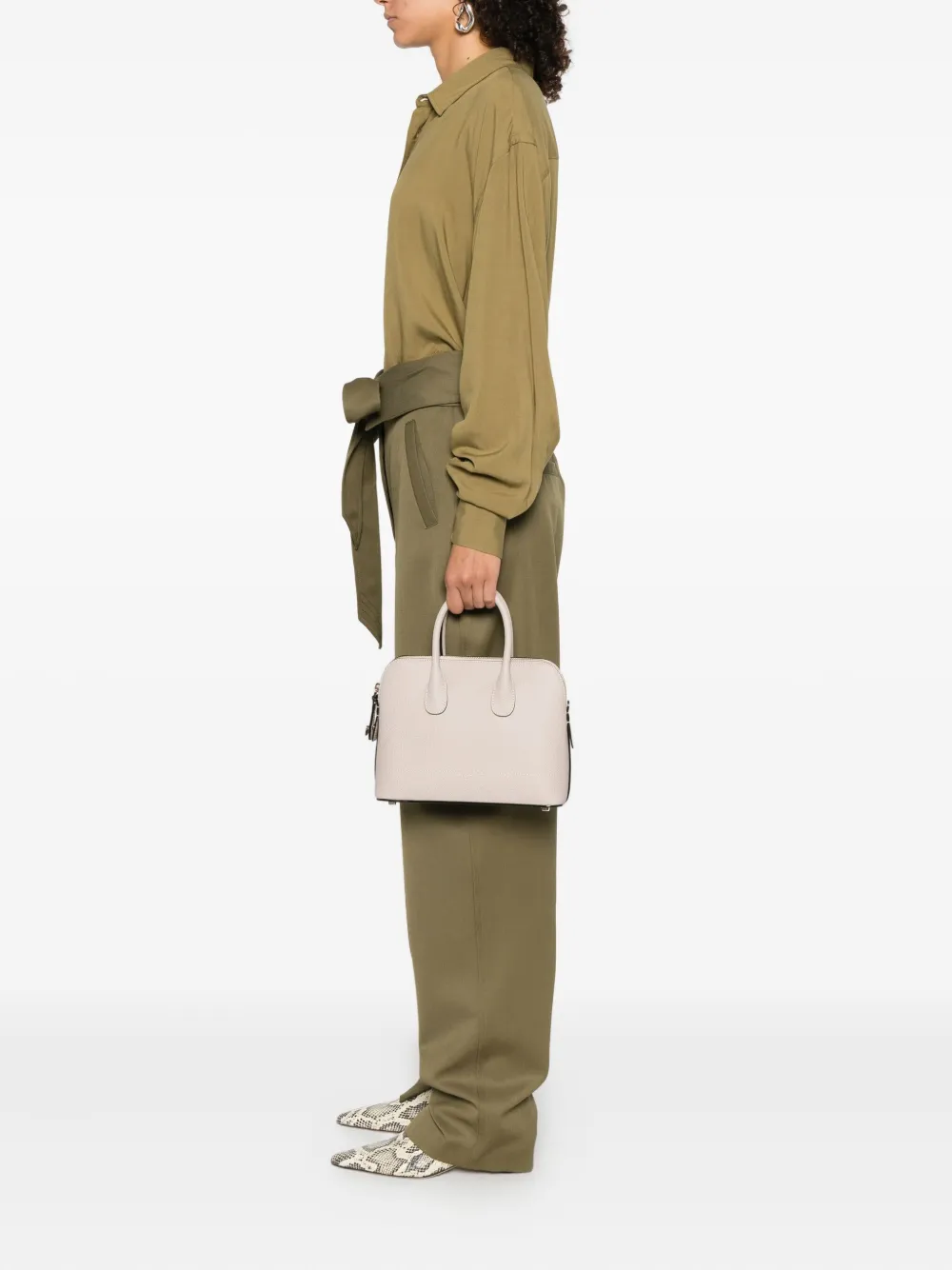 Valextra MyLogo leather tote bag | Image 2