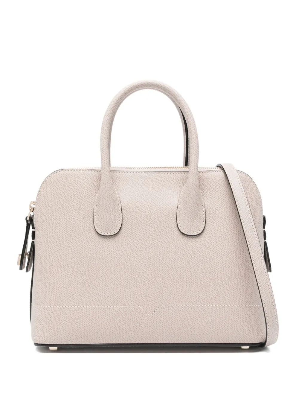 Valextra MyLogo leather tote bag | Neutrals | Image 1