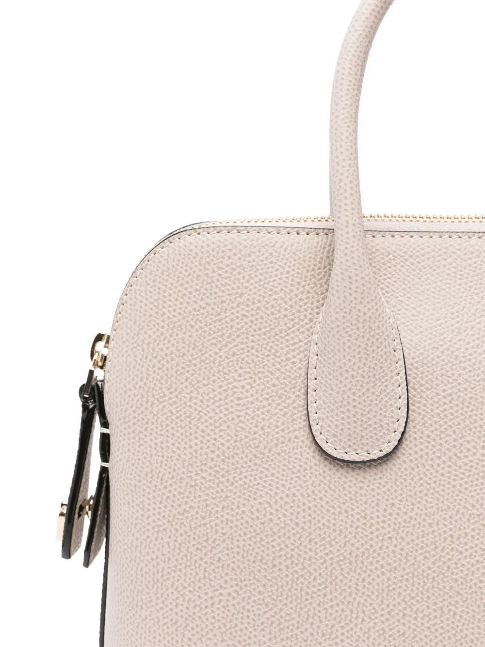 Valextra MyLogo leren shopper Beige