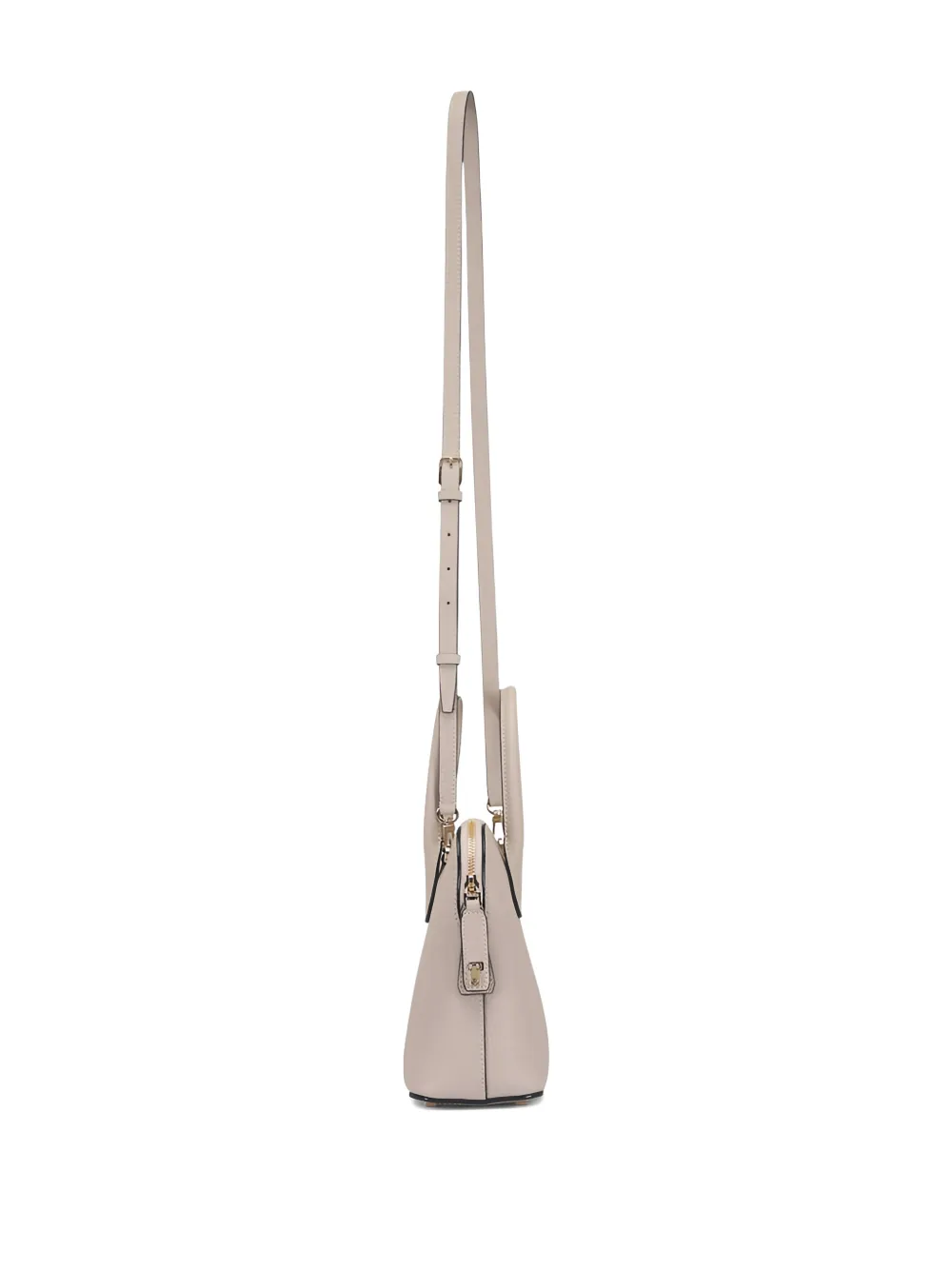  Valextra Mini Mylogo Leather Tote Bag - Neutrals 