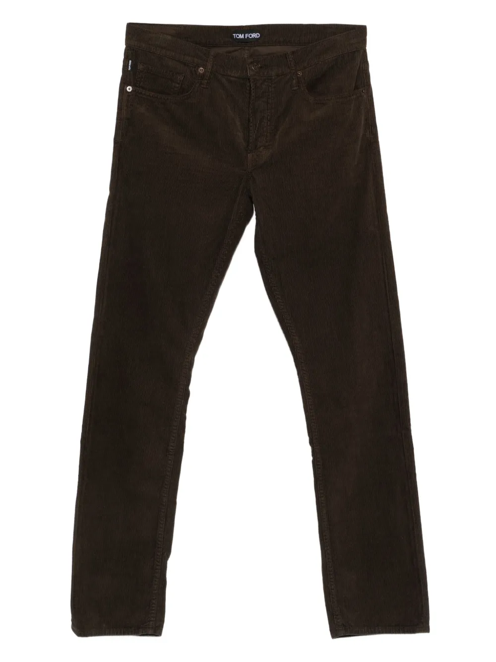 TOM FORD Ribfluwelen broek Groen