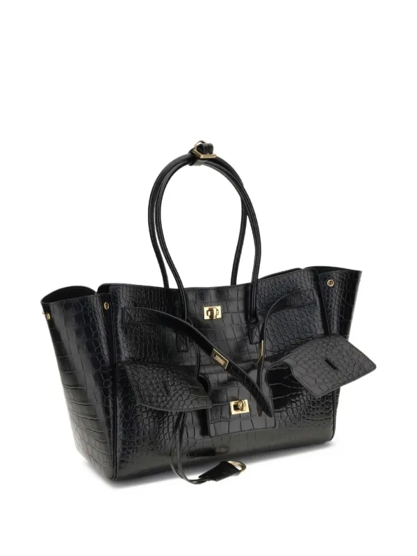Balenciaga Bel Air Medium Shoulder Bag | Black | FARFETCH