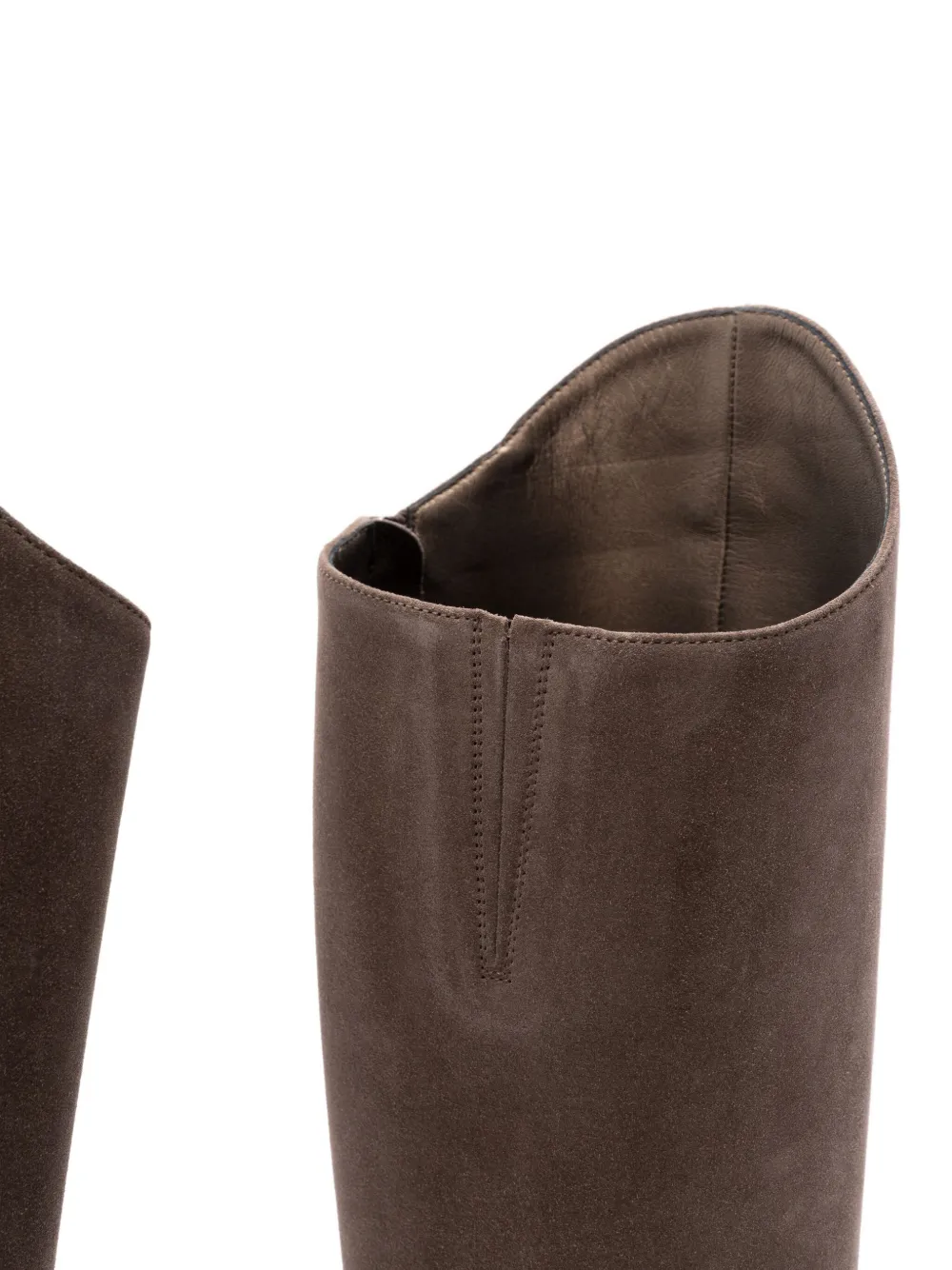 Brunello Cucinelli suede buckled boots Brown