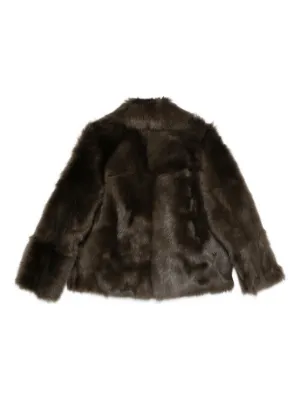 ファー付きコート　美品　BLANCHA THINK FUR]レックスライクロングファーコート | KOBUNSHA SELECT