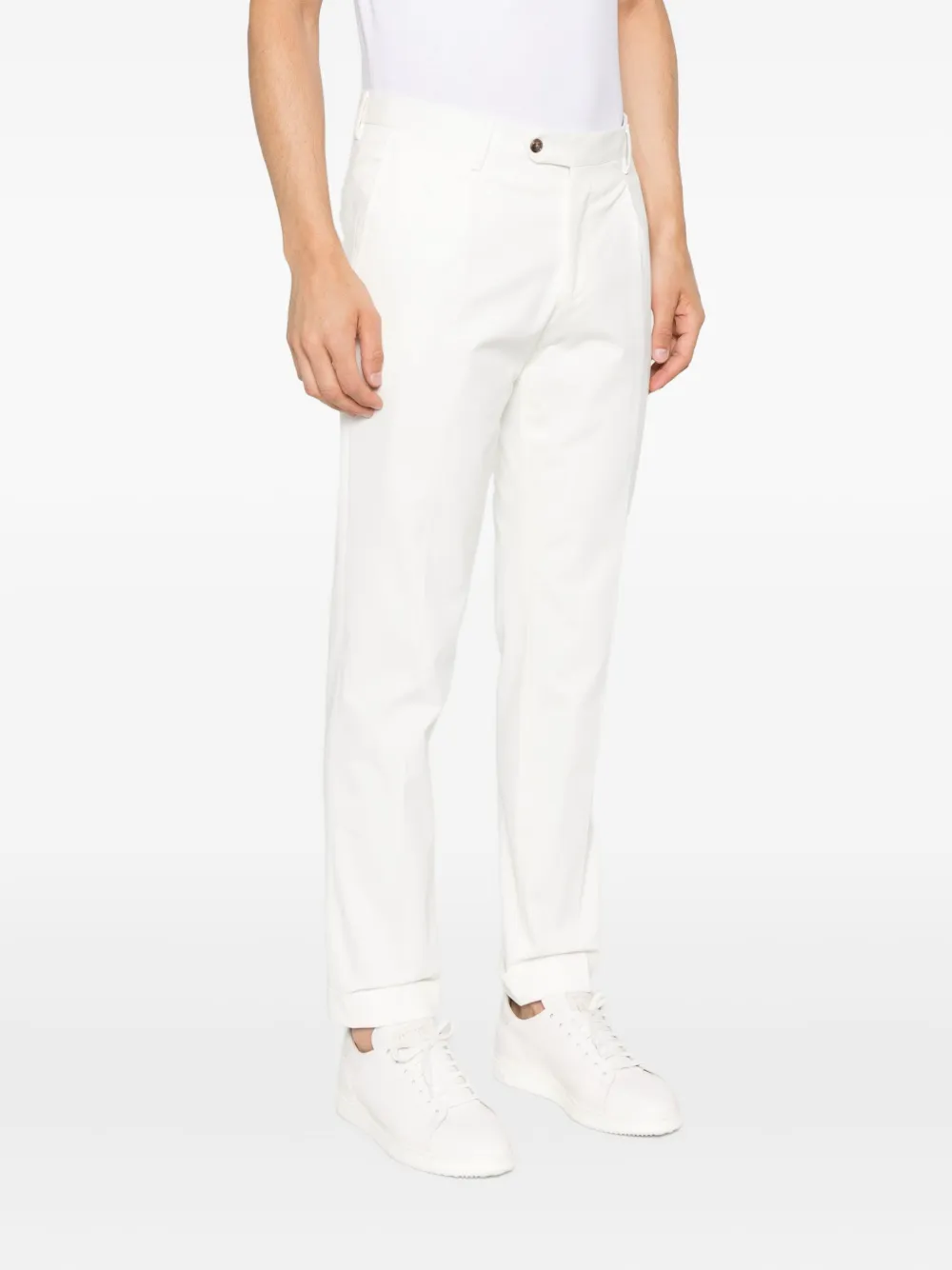Barba Napoli Mare Napoli katoenen broek Wit
