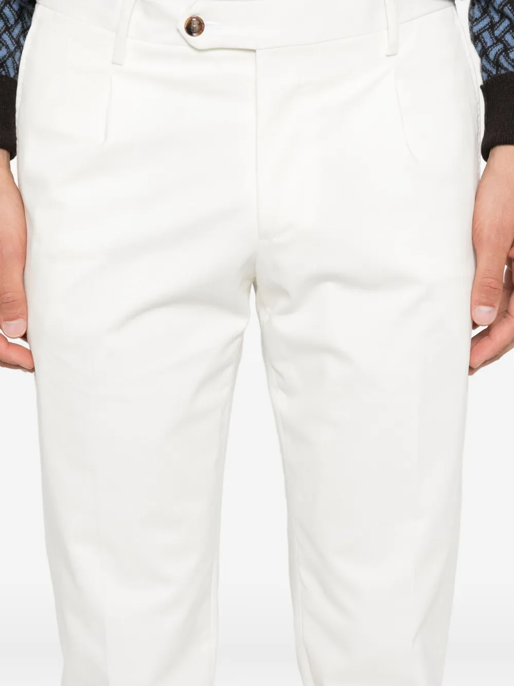 Barba Napoli Mare Napoli katoenen broek Wit