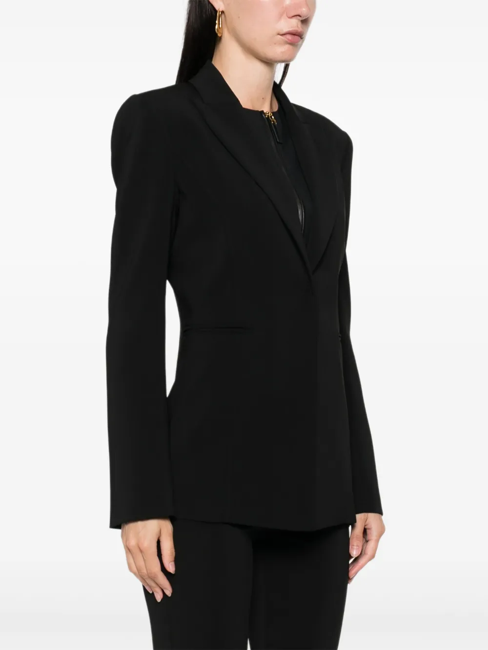 Patrizia Pepe crepe blazer Zwart